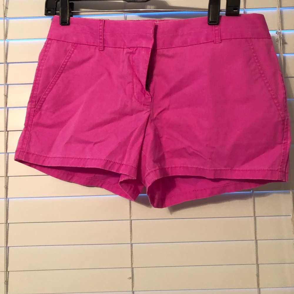 NWT J. Crew City Chino Shorts Pink